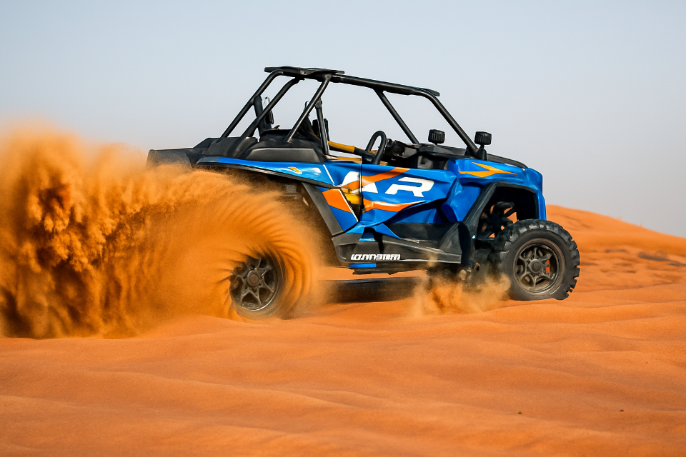 Red Desert guide with a Polaris RZR